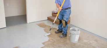 Peinture sol intérieur : ciment, parquet, escalier