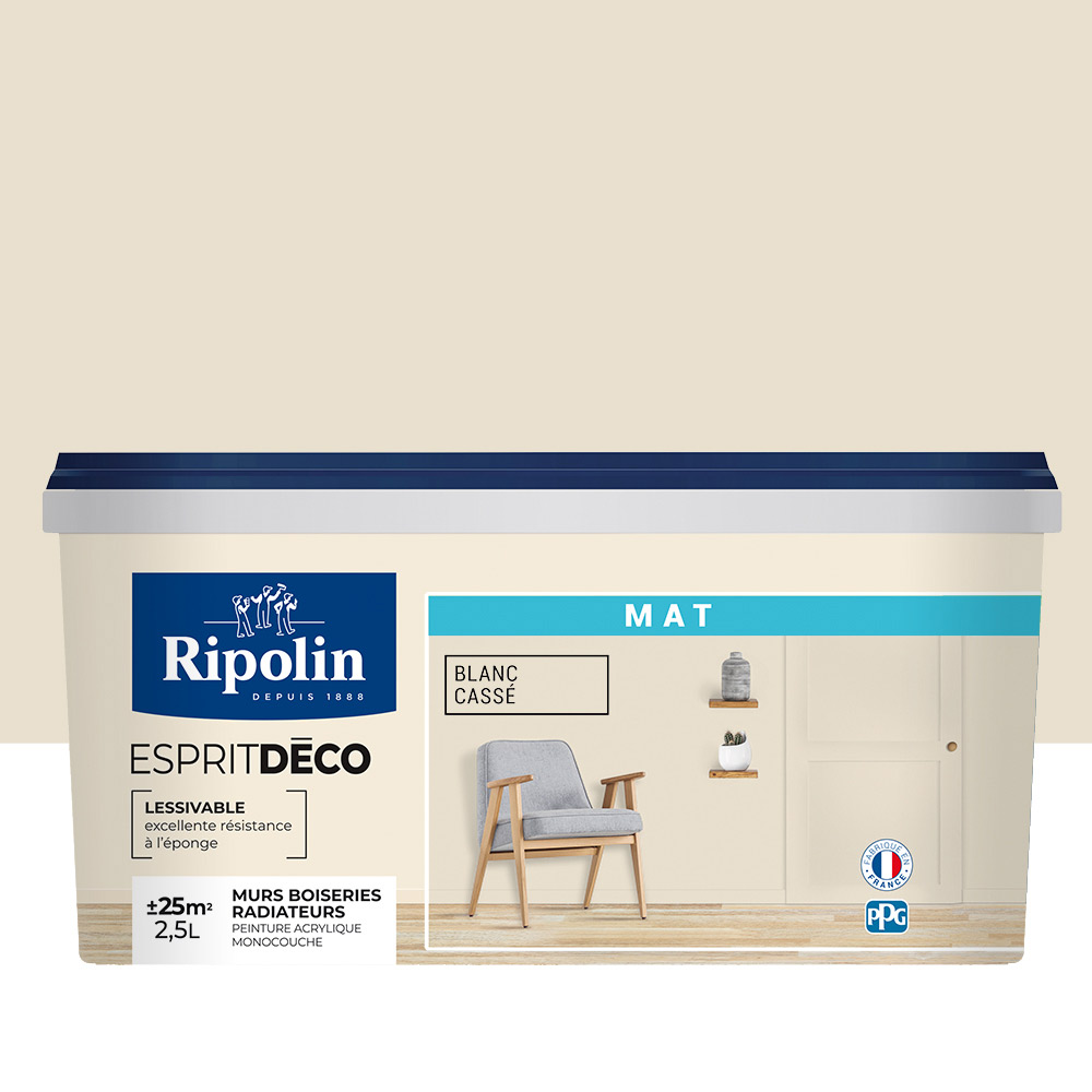 Peinture blanc cassé mat