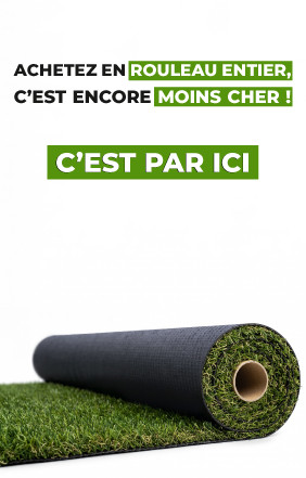 Gazon synthétique au rouleau
