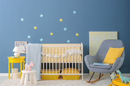 Quelle couleur et peinture choisir pour la chambre de bébé ?