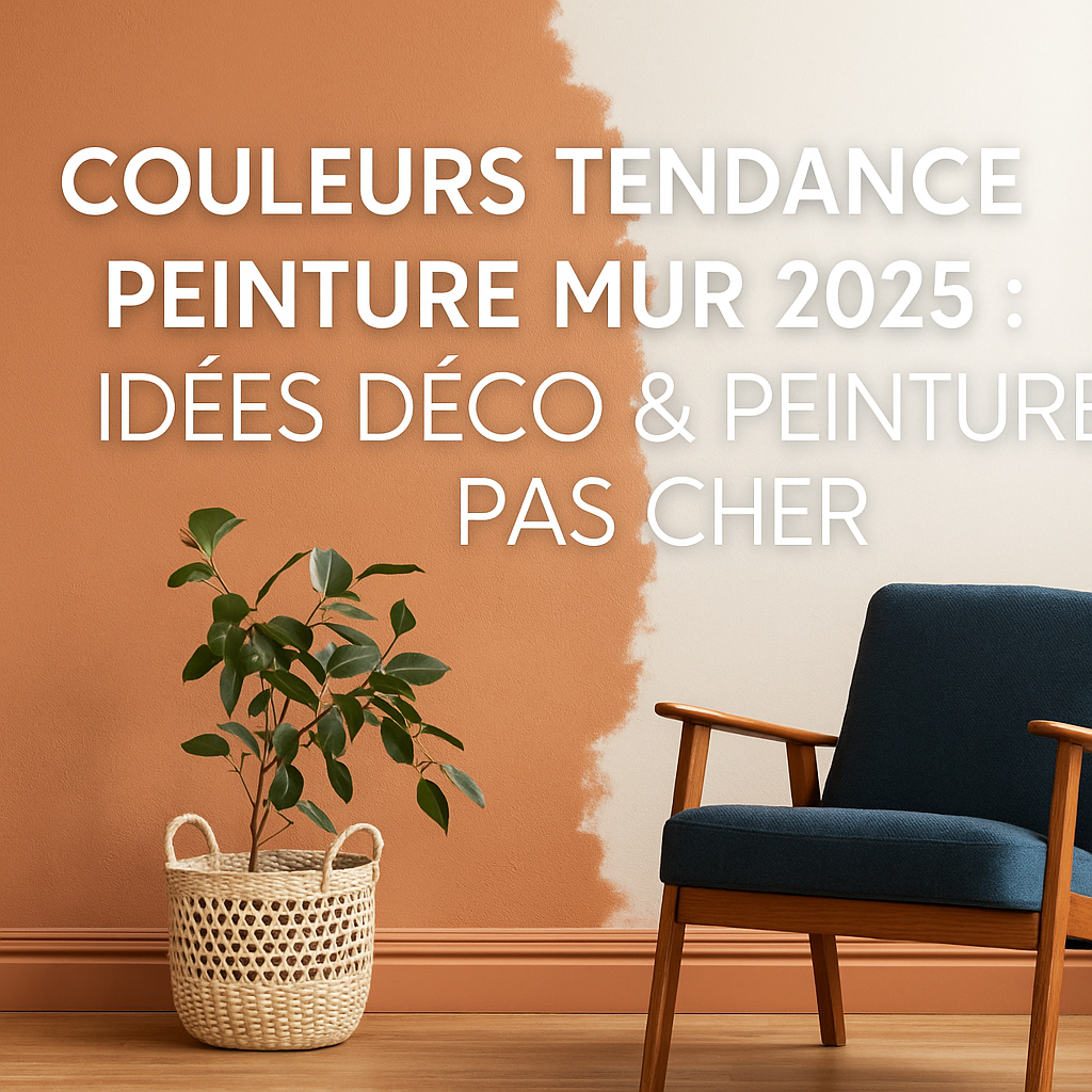 Couleurs tendance peinture mur 2025 : idées déco & peinture pas cher
