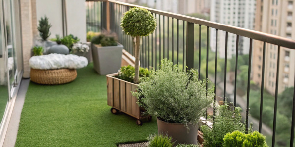 Pelouse synthétique pour balcon : comment bien la choisir ?