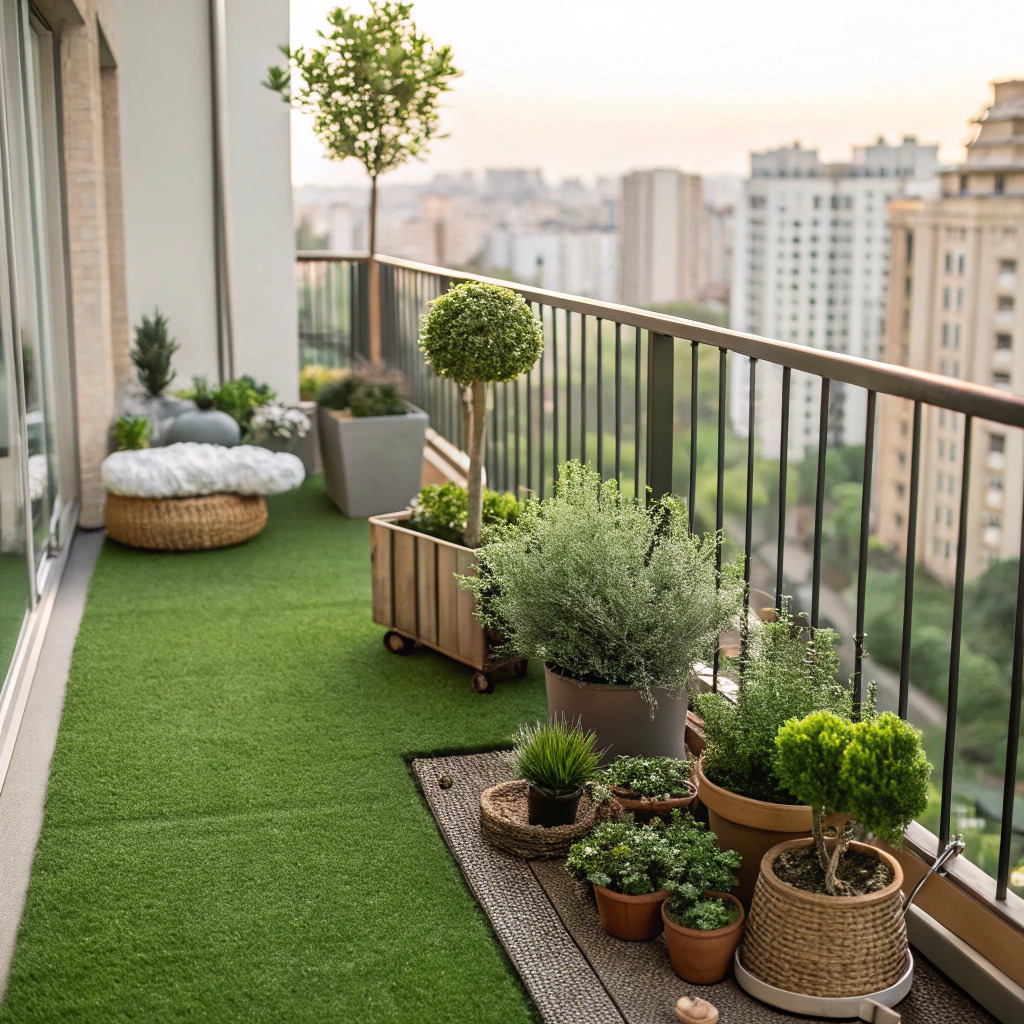 Pelouse synthétique pour balcon : comment bien la choisir ?